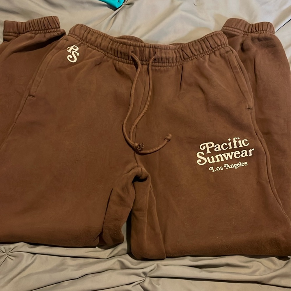 Pacsun Pacific Sunwear brown joggers
